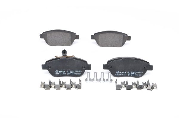 Placute frana FIAT DOBLO Cargo (263_) 1.3 D Multijet diesel 75 cai BOSCH 0 986 424 596