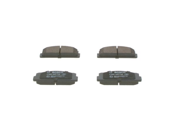 Placute frana FIAT FIORINO (127_) 1050 benzina 50 cai BOSCH 0 986 460 736