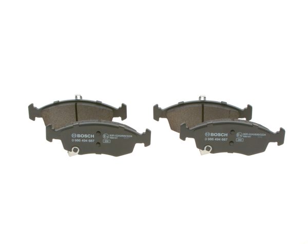 Placute frana FIAT 500 (312_) 1.0 Mild Hybrid (312.AYD1B) benzina/elector 69 cai BOSCH 0 986 494 687