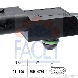 Senzor presiune aer FIAT PANDA VAN (312_, 519_) 0.9 4x4 (312CXG2B) benzina 86 cai FACET 10.3121