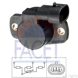 Senzor pozitie clapeta acceleratie FIAT PANDA (141_) 1000 4x4 benzina 44 cai FACET 10.5001