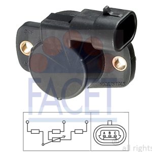 Senzor pozitie clapeta acceleratie FIAT TIPO (160_) 1.8 i.e. (160.ED) benzina 103 cai FACET 10.5083