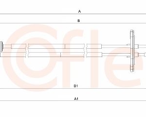 Cablu transmisie manuala FIAT QUBO (225_) 1.3 D Multijet (225AXE1A, 225CXE1A, 225AXH1A, 225AXL1A,... diesel 95 cai COFLE 11.3272