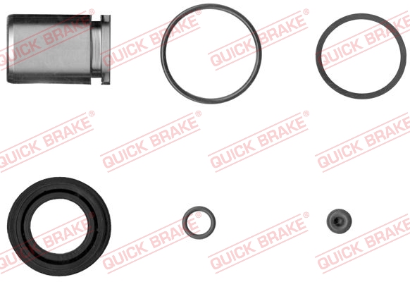 Set reparatie etrier FIAT 500X (334_) 1.6 D Multijet (334AXA1B, 334AXA11) diesel 120 cai QUICK BRAKE 114-5015