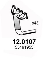 Catalizator FIAT PANDA (169_) 1.2 (169.AXB11, 169.AXB1A) benzina 60 cai ASSO 12.0107