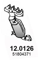 Catalizator FIAT 500 (312_) 1.4 (312AXC1B, 312CXC1B) benzina 100 cai ASSO 12.0126