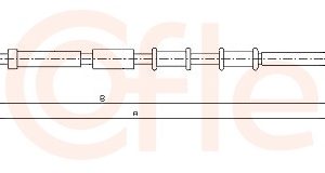 Cablu frana de parcare FIAT 500 C (312_) 1.3 D Multijet (312CXE1A, 312AXE1A) diesel 95 cai COFLE 12.0719