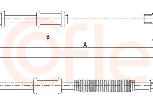 Cablu frana de parcare FIAT DOBLO Cargo (263_) 1.6 D Multijet diesel 90 cai COFLE 12.0747