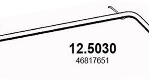 Racord evacuare FIAT PANDA (169_) 1.1 (169.AXA1A) benzina 54 cai ASSO 12.5030