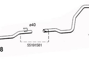 Toba esapament finala FIAT PANDA (169_) 1.2 4x4 (169AXF2A, 169AXF1A) benzina 69 cai ASSO 12.7146
