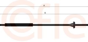 Cablu transmisie manuala FIAT PANDA (141_) 1000 4x4 benzina 45 cai COFLE 12.7244