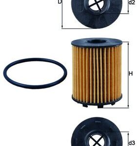 Filtru ulei FIAT 500X (334_) 1.3 D Multijet (334AXH1A) diesel 95 cai KNECHT OX 371D
