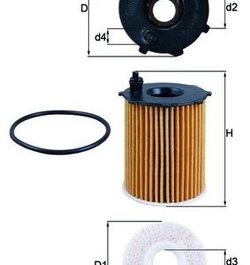 Filtru ulei FIAT PANDA VAN (312_, 519_) 0.9 (312CXH1A, 312DXH1A) benzina 65 cai KNECHT OX 171/16D