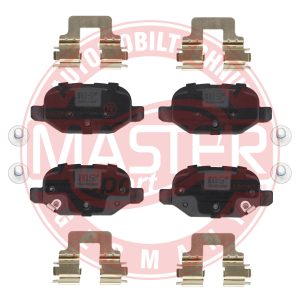Placute frana FIAT PANDA VAN (312_, 519_) 0.9 4x4 (312CXG2B) benzina 86 cai MASTERSPORT GERMANY 13046027832N-SET-MS