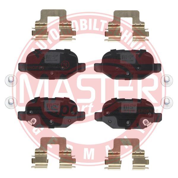 Placute frana FIAT PANDA VAN (312_, 519_) 0.9 4x4 (312CXG2B) benzina 86 cai MASTERSPORT GERMANY 13046027832N-SET-MS