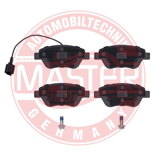 Placute frana FIAT 500 (312_) 1.3 D Multijet (312AXE1A) diesel 95 cai MASTERSPORT GERMANY 13046038182T-SET-MS