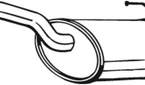 Toba esapament finala FIAT 500 (312_) 1.3 D Multijet (312AXB1A) diesel 75 cai BOSAL 148-177
