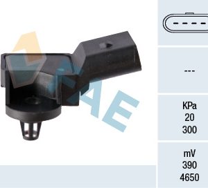 Senzor presiune supraalimentare FIAT PANDA (141_) 750 benzina 34 cai FAE 15007