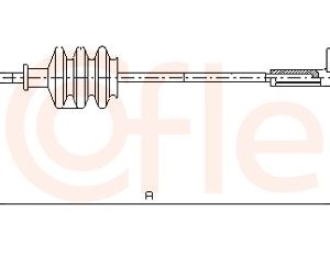 Cablu frana de parcare FIAT TIPO (160_) 1.1 (160.AA) benzina 56 cai COFLE 1651.10