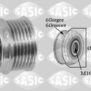 Fulie alternator FIAT TIPO combi (356_, 357_) 1.3 D (356WXH1A) diesel 95 cai SASIC 1676029