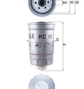 Filtru combustibil FIAT ARGENTA (132_) 2500 Turbodiesel diesel 90 cai KNECHT KC 18