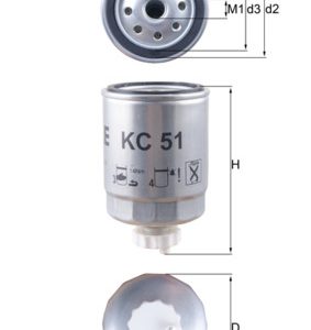 Filtru combustibil FIAT FIORINO Autoutilitara/limuzina spatioasa (146_) 1.7 TD diesel 63 cai KNECHT KC 51