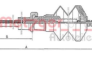 Cablu acceleratie FIAT PANDA (141_) 1000 4x4 benzina 44 cai METZGER 1903.5