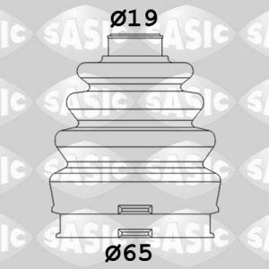 Ansamblu burduf articulatie planetara FIAT DOBLO Cargo (263_) 1.4 benzina 95 cai SASIC 1906007