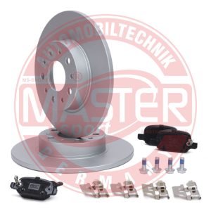 Set frana frana disc FIAT 500L (351_, 352_) 0.9 Natural Power (199LYC1B) Benzina/Gaz metan (GNC) 80 cai MASTERSPORT GERMANY 201053780