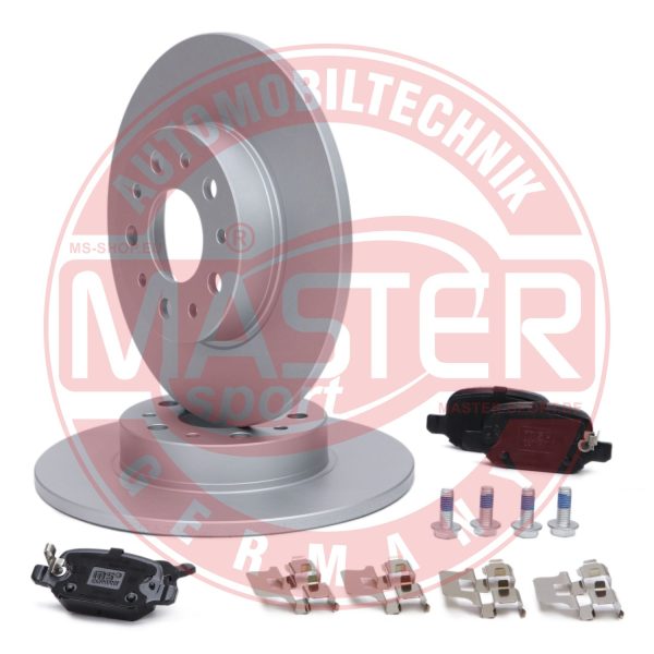 Set frana frana disc FIAT 500L (351_, 352_) 0.9 Natural Power (199LYC1B) Benzina/Gaz metan (GNC) 80 cai MASTERSPORT GERMANY 201053780