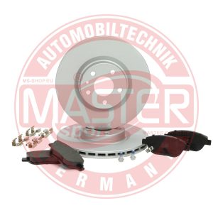 Set frana frana disc FIAT 500L (351_, 352_) 0.9 Natural Power (199LYC1B) Benzina/Gaz metan (GNC) 80 cai MASTERSPORT GERMANY 202202860