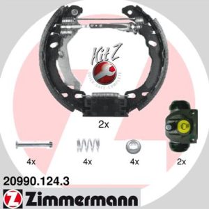 Set saboti frana FIAT PANDA (169_) 1.2 (169.AXB11, 169.AXB1A) benzina 60 cai ZIMMERMANN 20990.124.3