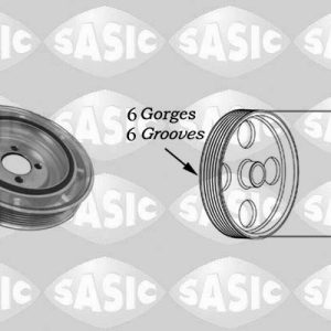 Fulie curea arbore cotit FIAT TIPO hatchback (356_, 357_) 1.3 D (356HXH1A) diesel 95 cai SASIC 2156012