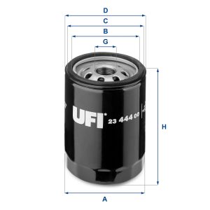 Filtru ulei FIAT TIPO (160_) 1.6 i.e. benzina 90 cai UFI 23.444.00