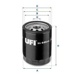 Filtru ulei FIAT TIPO (160_) 1.7 D (160.AG) diesel 58 cai UFI 23.445.00