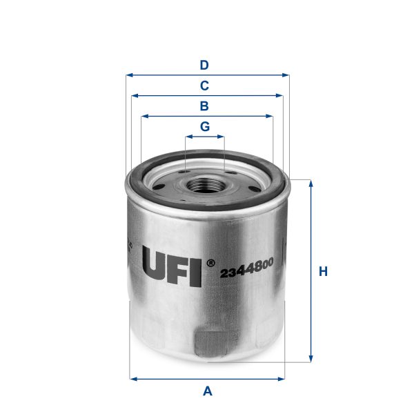 Filtru ulei FIAT TIPO (160_) 1.4 (160.AC) benzina 71 cai UFI 23.448.00