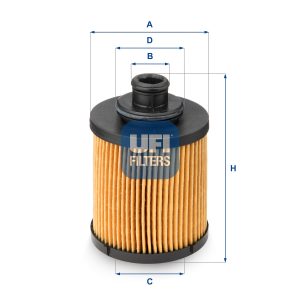 Filtru ulei FIAT QUBO (225_) 1.3 D Multijet (225CXB1A, 225AXB1A, 225CXB11, 225AXB11,... diesel 75 cai UFI 25.031.00