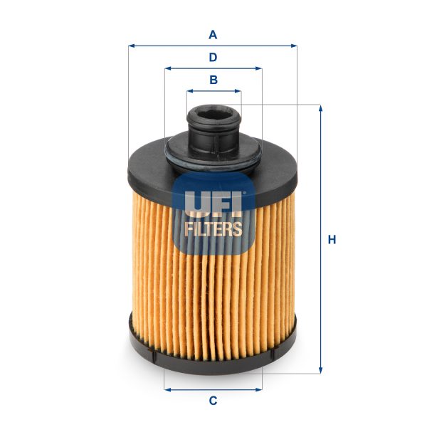 Filtru ulei FIAT QUBO (225_) 1.3 D Multijet (225CXB1A, 225AXB1A, 225CXB11, 225AXB11,... diesel 75 cai UFI 25.031.00