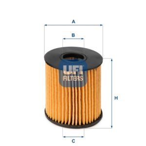 Filtru ulei FIAT QUBO (225_) 1.4 (225AXA1A) benzina 73 cai UFI 25.060.00