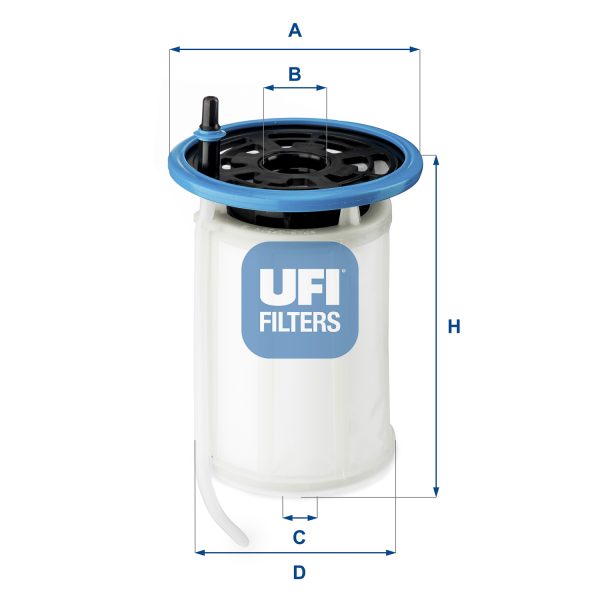 Filtru combustibil FIAT TIPO limuzina (356_, 357_) 1.6 D (356SXG1B) diesel 120 cai UFI 26.079.00
