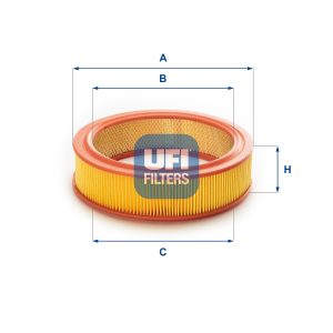 Filtru aer FIAT 1500 Cabriolet (116_) 1.5 benzina 67 cai UFI 27.719.00