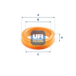 Filtru aer FIAT FIORINO (127_) 1050 benzina 50 cai UFI 27.728.00