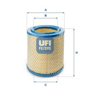 Filtru aer FIAT ARGENTA (132_) 2500 Turbodiesel diesel 90 cai UFI 27.888.00