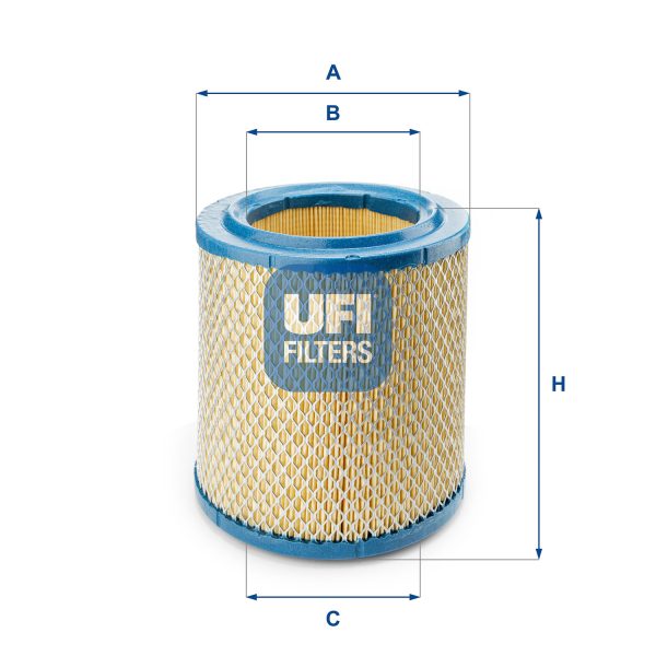 Filtru aer FIAT ARGENTA (132_) 2500 Turbodiesel diesel 90 cai UFI 27.888.00