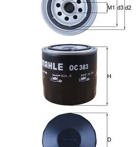 Filtru ulei FIAT TIPO (160_) 1.8 i.e. (160.AY) benzina 105 cai KNECHT OC 383