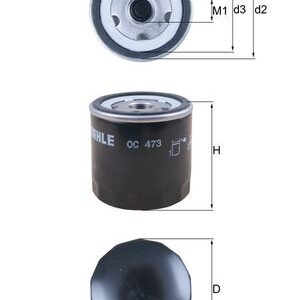 Filtru ulei FIAT TIPO (160_) 1.6 i.e. benzina 90 cai KNECHT OC 473