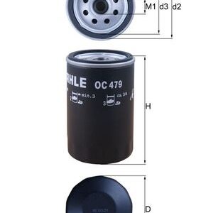 Filtru ulei FIAT TIPO (160_) 1.8 i.e benzina 97 cai KNECHT OC 479