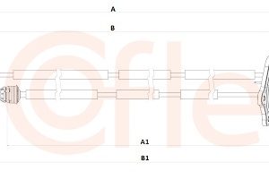 Cablu transmisie manuala FIAT DOBLO Cargo (263_) 1.3 D Multijet diesel 75 cai COFLE 2CB.FI012