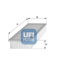 Filtru aer FIAT TIPO (160_) 1.4 (160.AC) benzina 71 cai UFI 30.932.00