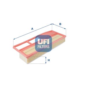 Filtru aer FIAT 500 (312_) 1.3 D Multijet (312AXB1A) diesel 75 cai UFI 30.265.00